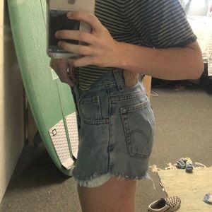 Vintage levi shorts !! willing to negotiate price